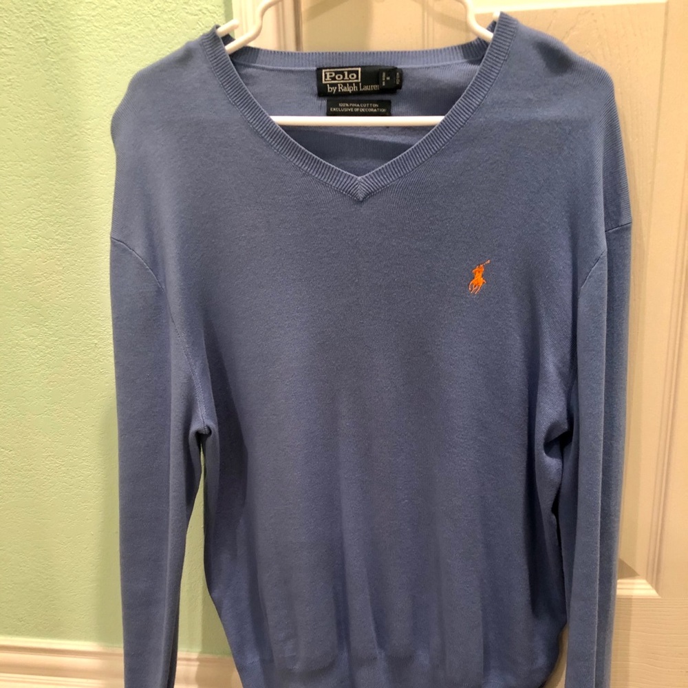 Polo RL V-Neck Pullover Sweater